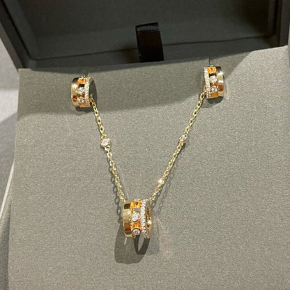 [⭐Maelin]CHAIN MOVE ROMANE PEDAND NECKLACE