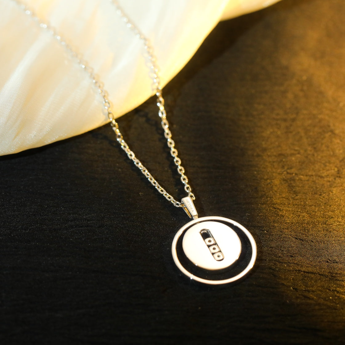 [⭐Maelin]Demo MOVE MM SILVER DIAMOND NECKLACE