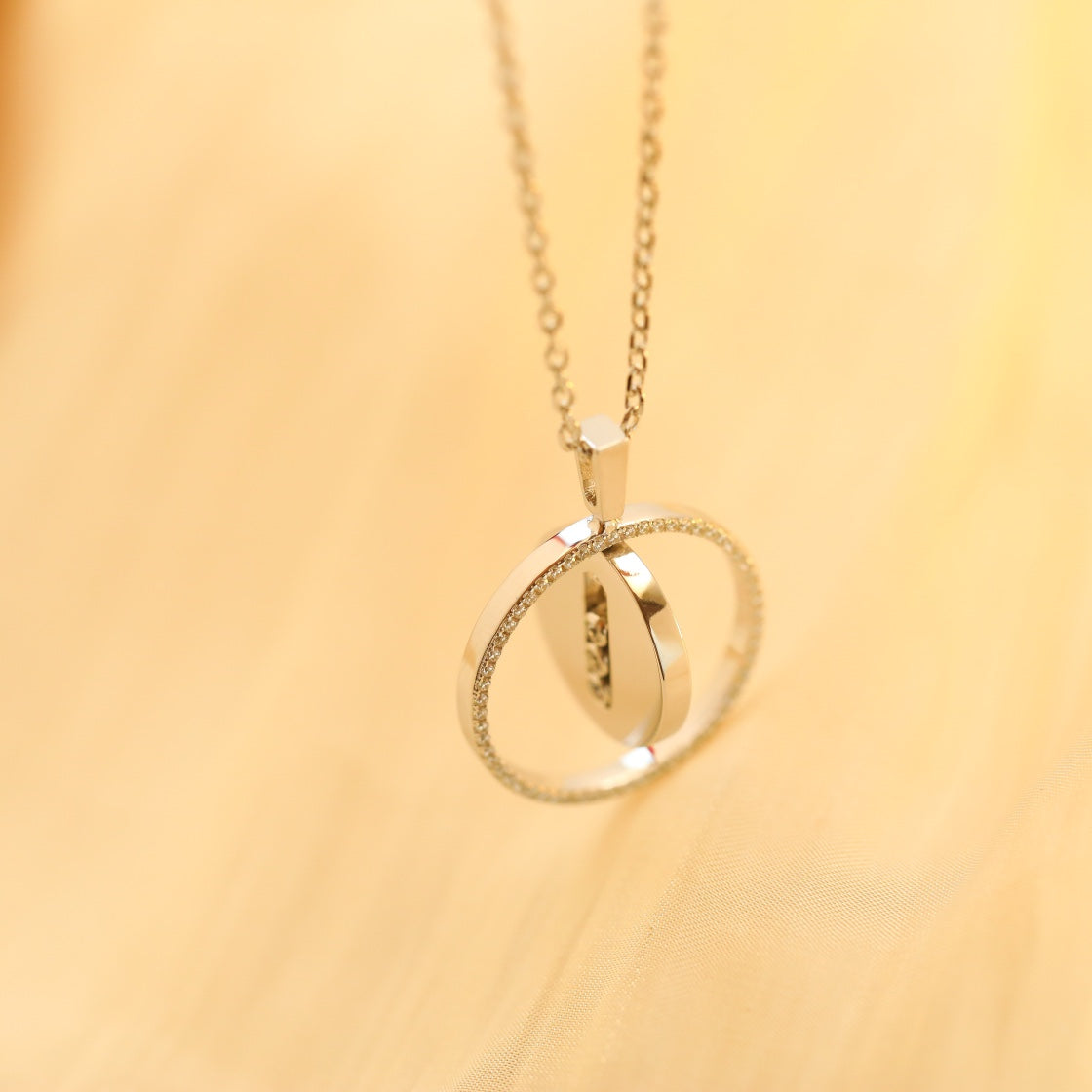 [⭐Maelin]Demo MOVE MM SILVER DIAMOND NECKLACE