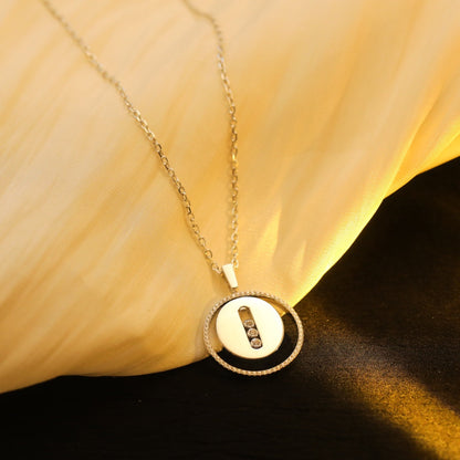 [⭐Maelin]Demo MOVE MM SILVER DIAMOND NECKLACE