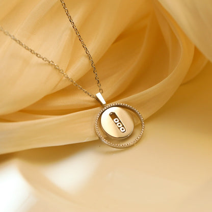 [⭐Maelin]Demo MOVE MM SILVER DIAMOND NECKLACE