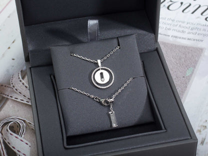 [⭐Maelin]Demo MOVE PM NECKLACE SILVER DIAMOND