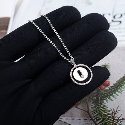 [⭐Maelin]Demo MOVE PM NECKLACE SILVER DIAMOND