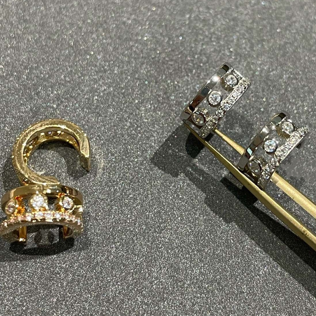 [⭐Maelin]MOVE ROMANE EARRINGS DIAMOND