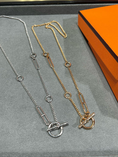 [⭐Maelin]HM STERLING CHAINE D'ANCRE HEART