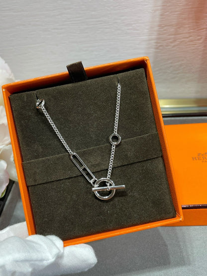 [⭐Maelin]HM STERLING CHAINE D'ANCRE HEART