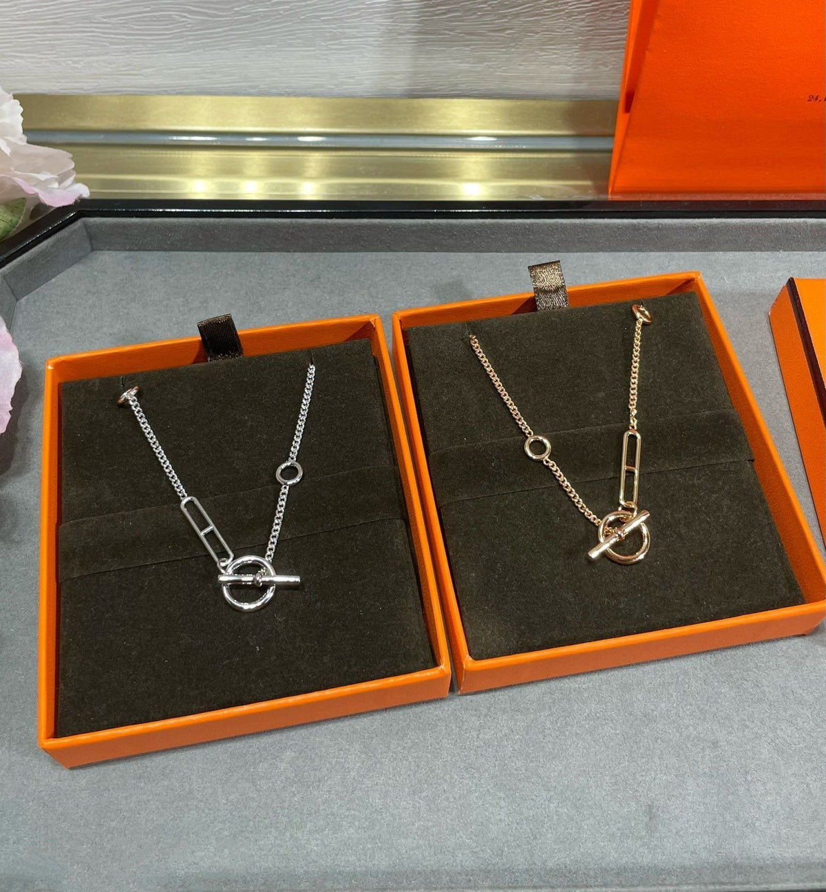 [⭐Maelin]HM STERLING CHAINE D'ANCRE HEART