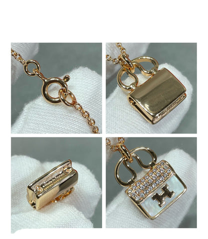 [⭐Maelin]H CIRCE MOISSANITE PENDANT NECKLACE GOLD
