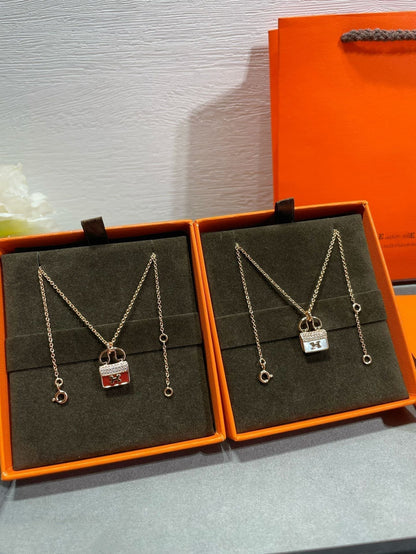 [⭐Maelin]H CIRCE MOISSANITE PENDANT NECKLACE GOLD