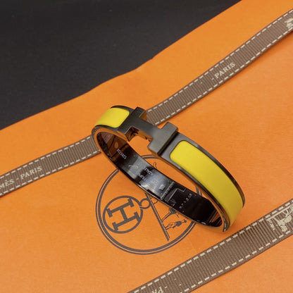 [⭐Maelin]CLIC HM SO BLACK YELLOW BRACELET