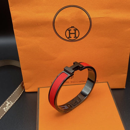 [⭐Maelin]CLIC HM SO BLACK RED BRACELET