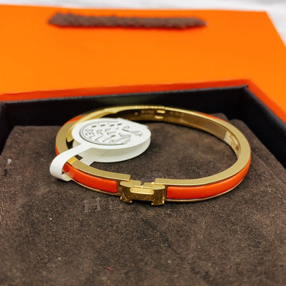 [⭐Maelin]CLASSIC HM CLIC RED 8MM ENAMEL BRACELET