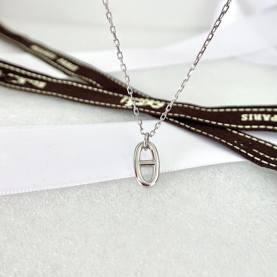 [⭐Maelin]HM PIG NOSE NECKLACE
