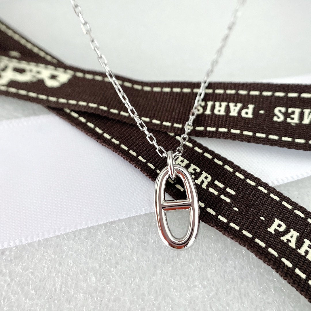 [⭐Maelin]HM PIG NOSE NECKLACE