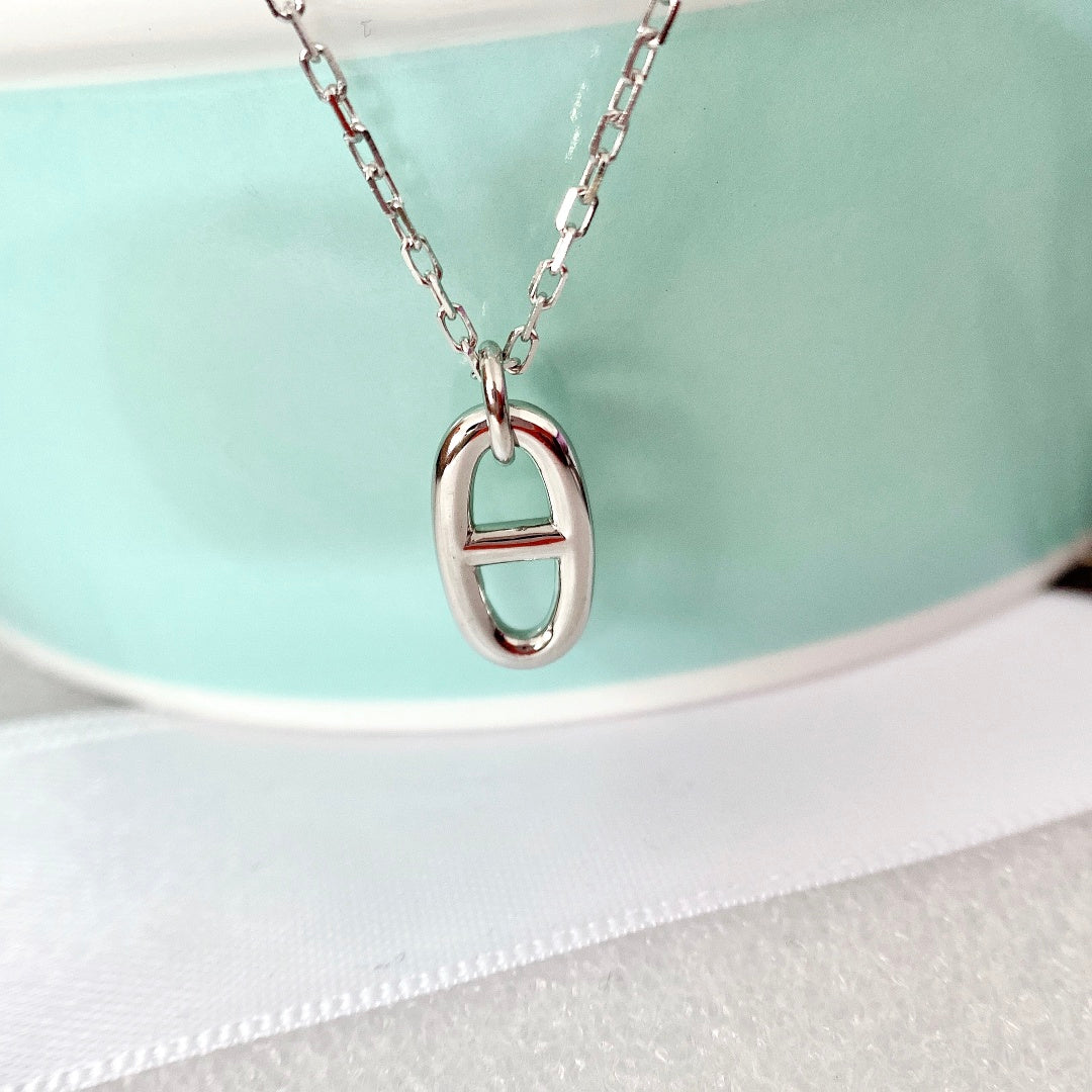 [⭐Maelin]HM PIG NOSE NECKLACE