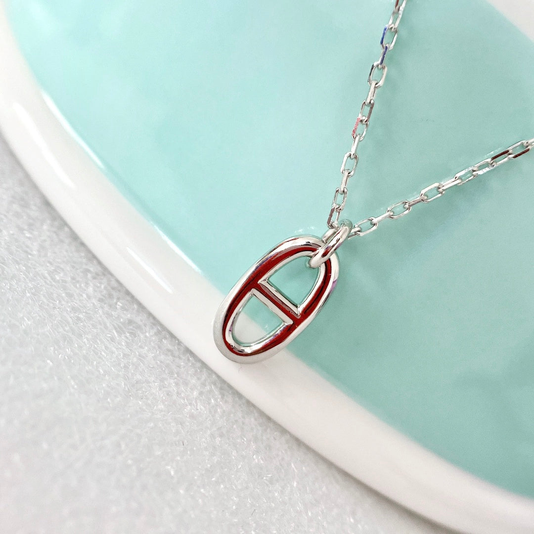 [⭐Maelin]HM PIG NOSE NECKLACE