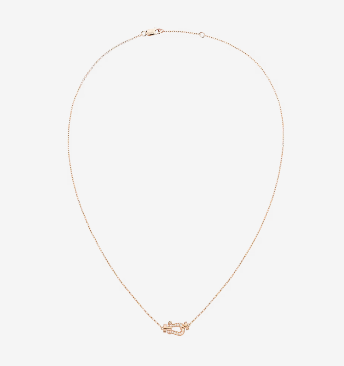 [⭐Maelin]FORCE 10 DIAMOND PINK GOLD NECKLACE MINI MODEL