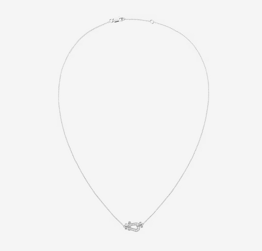 [⭐Maelin]FORCE 10 DIAMOND SILVER NECKLACE MINI MODEL