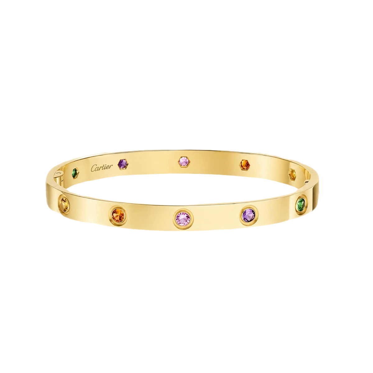 [⭐Maelin] 2026 RAINBOW LOVE BRACELET 6.1MM  10 DIAMONDS