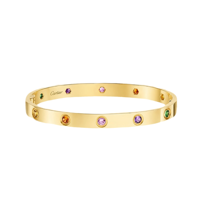[⭐Maelin] 2026 RAINBOW LOVE BRACELET 6.1MM  10 DIAMONDS