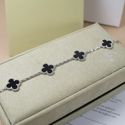 [⭐Maelin] CLOVER 5 MOTIF ONYXS BRACELET COLLECTION