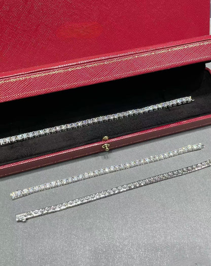 [⭐Maelin jewelrys]TENNIS BRACELET WITH FULL DIAMOND SETTING