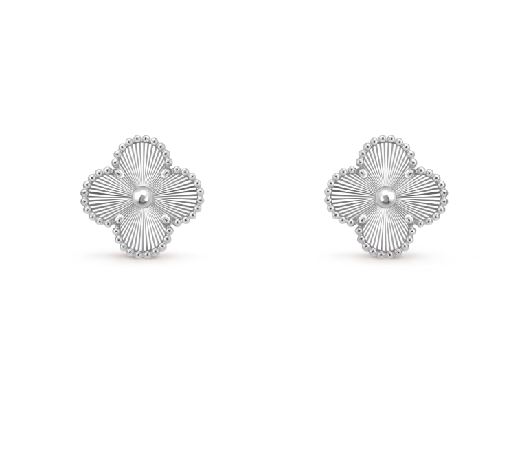 [⭐Maelin]CLOVER MEDIUM 1 MOTIFS LASER EARRINGS