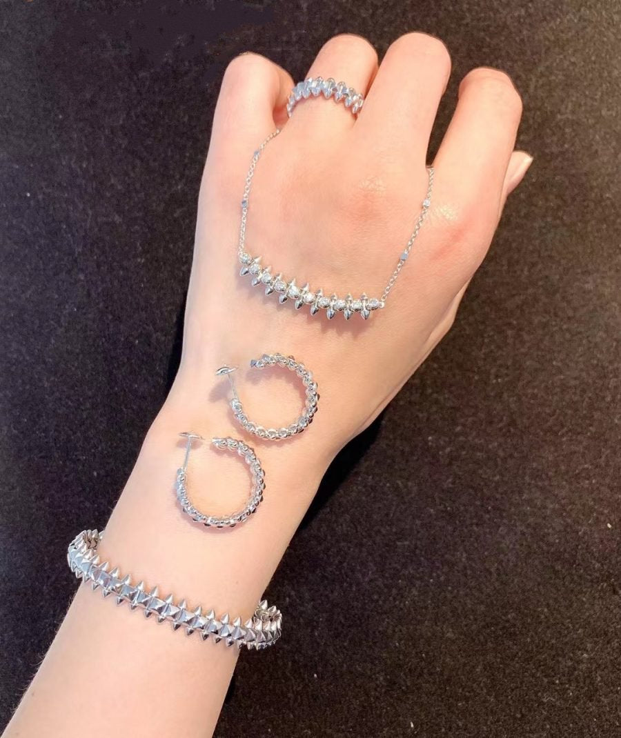 [⭐Maelin]CLASH SILVER BRACELET