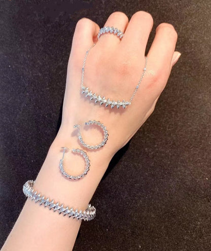 [⭐Maelin]CLASH SILVER BRACELET