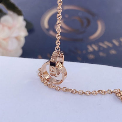 [⭐Maelin]LOVE BRACELET DOUBLE RING
