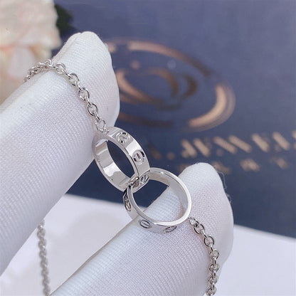 [⭐Maelin]LOVE BRACELET DOUBLE RING