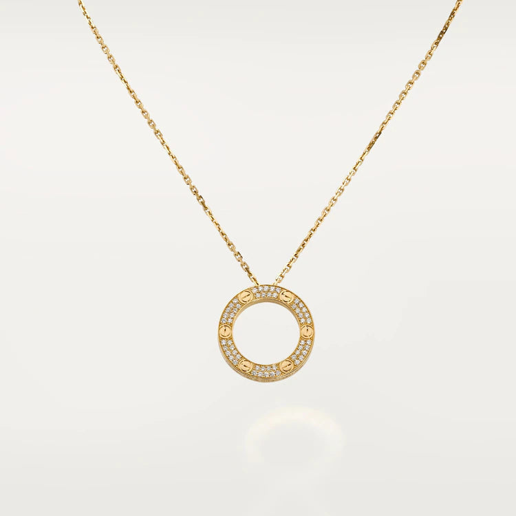 [⭐Maelin]LOVE NECKLACE ADJUSTABLE ROSE GOLD