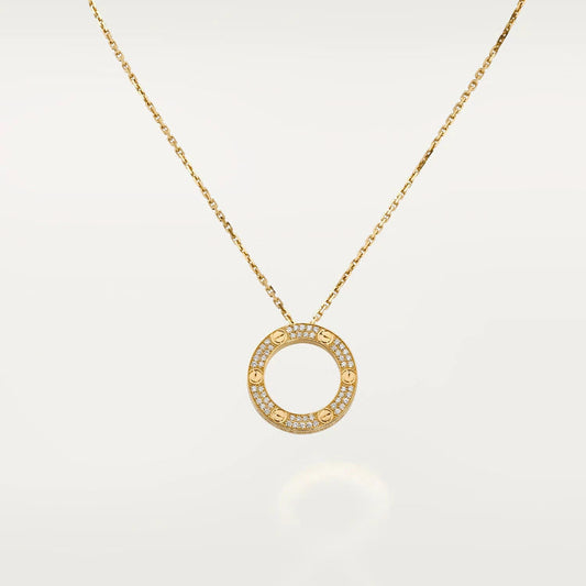 [⭐Maelin]LOVE NECKLACE ADJUSTABLE ROSE GOLD