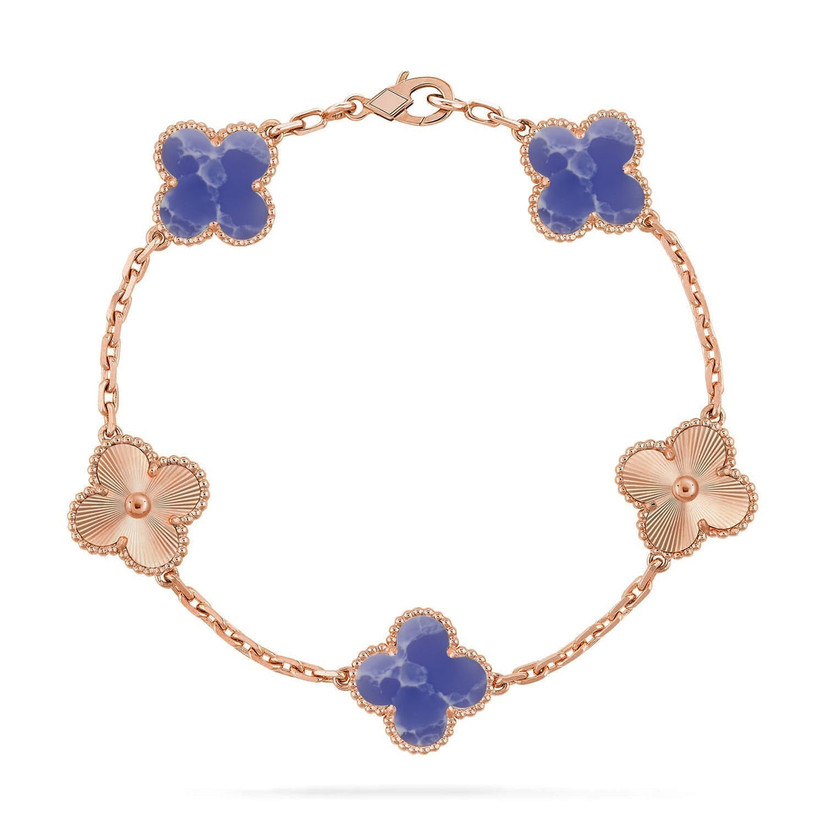 [⭐Maelin]CLOVER 5 MOTIF BLUE VEINS BRACELET COLLECTION