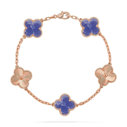 [⭐Maelin]CLOVER 5 MOTIF BLUE VEINS BRACELET COLLECTION