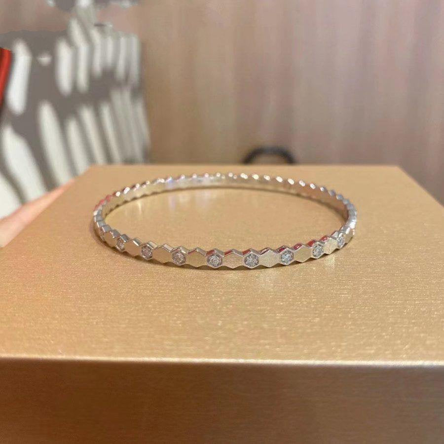 [⭐Maelin]BEE LOVE SILVER DIAMOND BRACELET