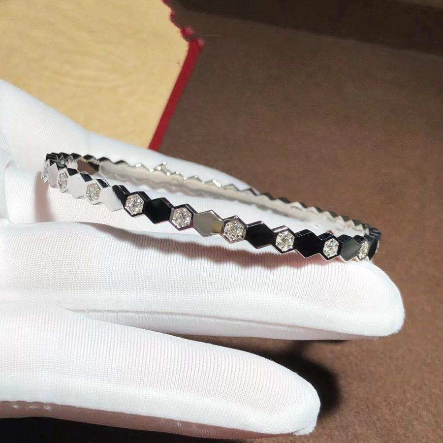 [⭐Maelin]BEE LOVE SILVER DIAMOND BRACELET