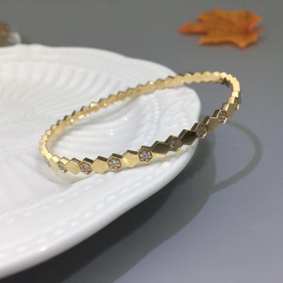 [⭐Maelin]BEE LOVE GOLD DIAMOND BRACELET