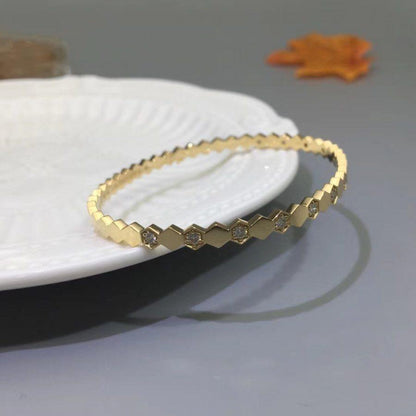 [⭐Maelin]BEE LOVE GOLD DIAMOND BRACELET