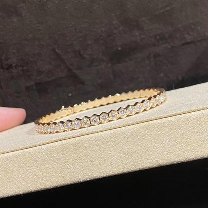 [⭐Maelin]BEE LOVE GOLD BRACELET FULL DIAMOND