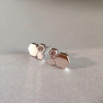 [⭐Maelin]BEE LOVE SILVER DIAMOND EARRINGS