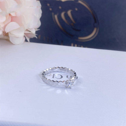 [⭐Maelin]BEE LOVE RING SILVER 1 DIAMOND