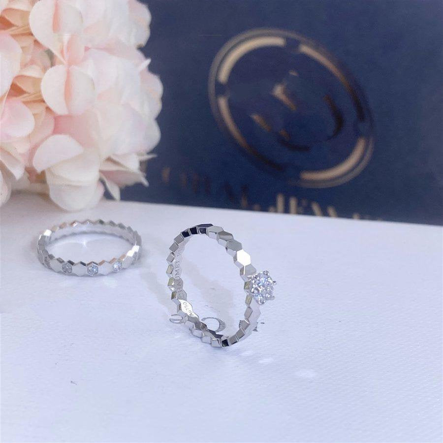 [⭐Maelin]BEE LOVE RING SILVER 1 DIAMOND