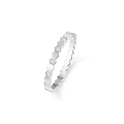 [⭐Maelin]BEE LOVE RING SILVER DIAMOND