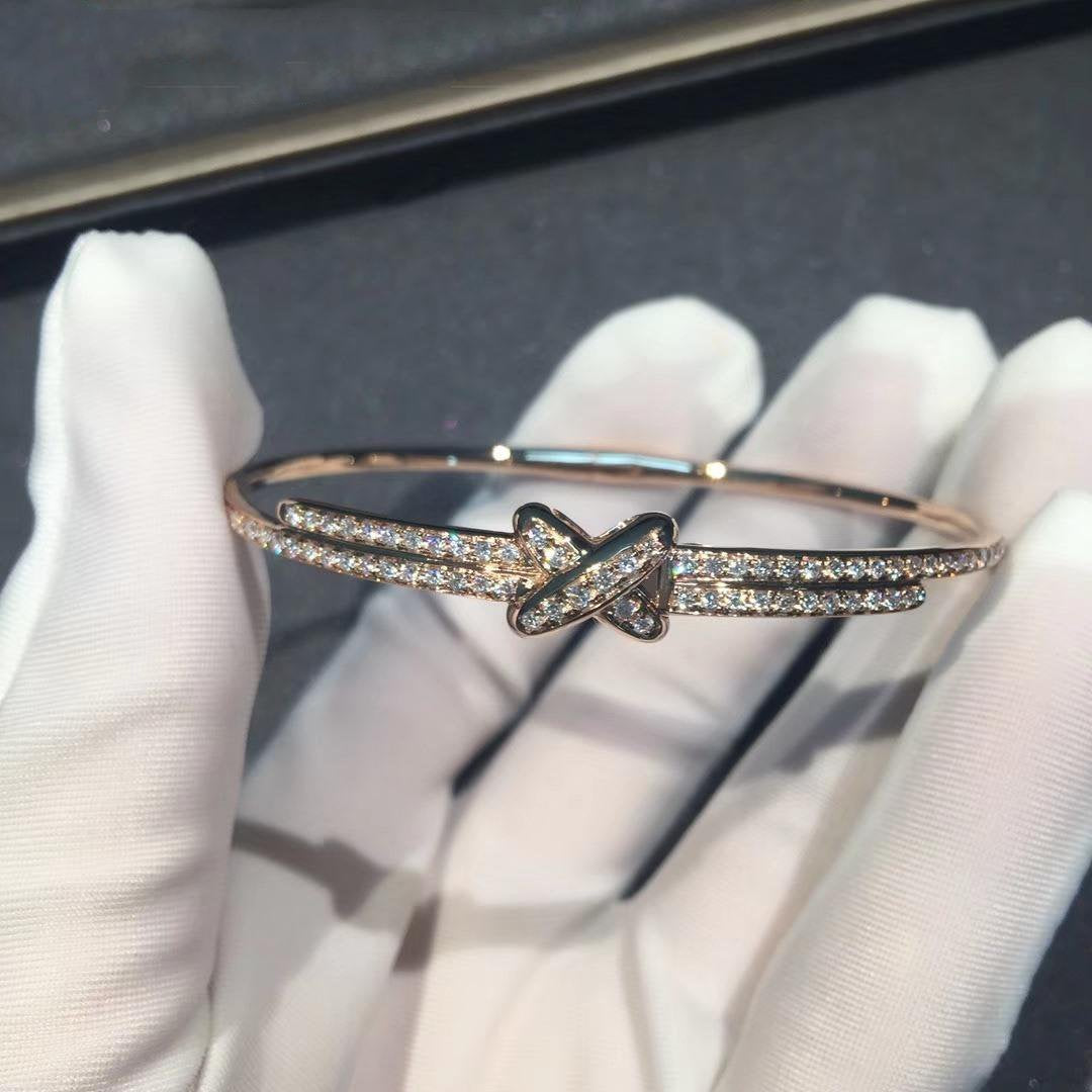 [⭐Maelin]JEUX DE BRACELET DIAMONDS PINK GOLD