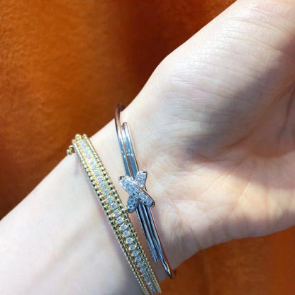 [⭐Maelin]JEUX DE BRACELET SILVER DIAMONDS