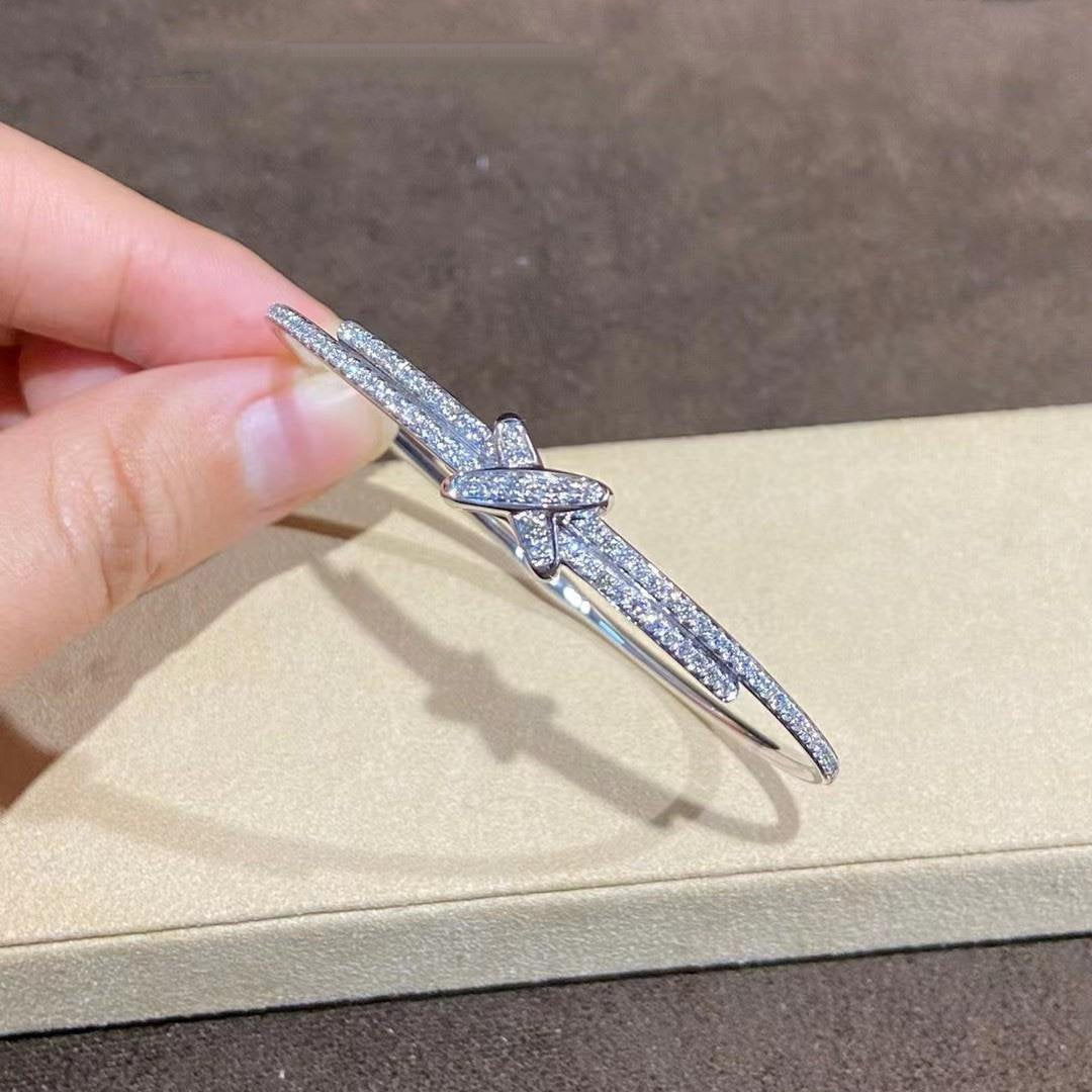 [⭐Maelin]JEUX DE BRACELET DIAMONDS SILVER
