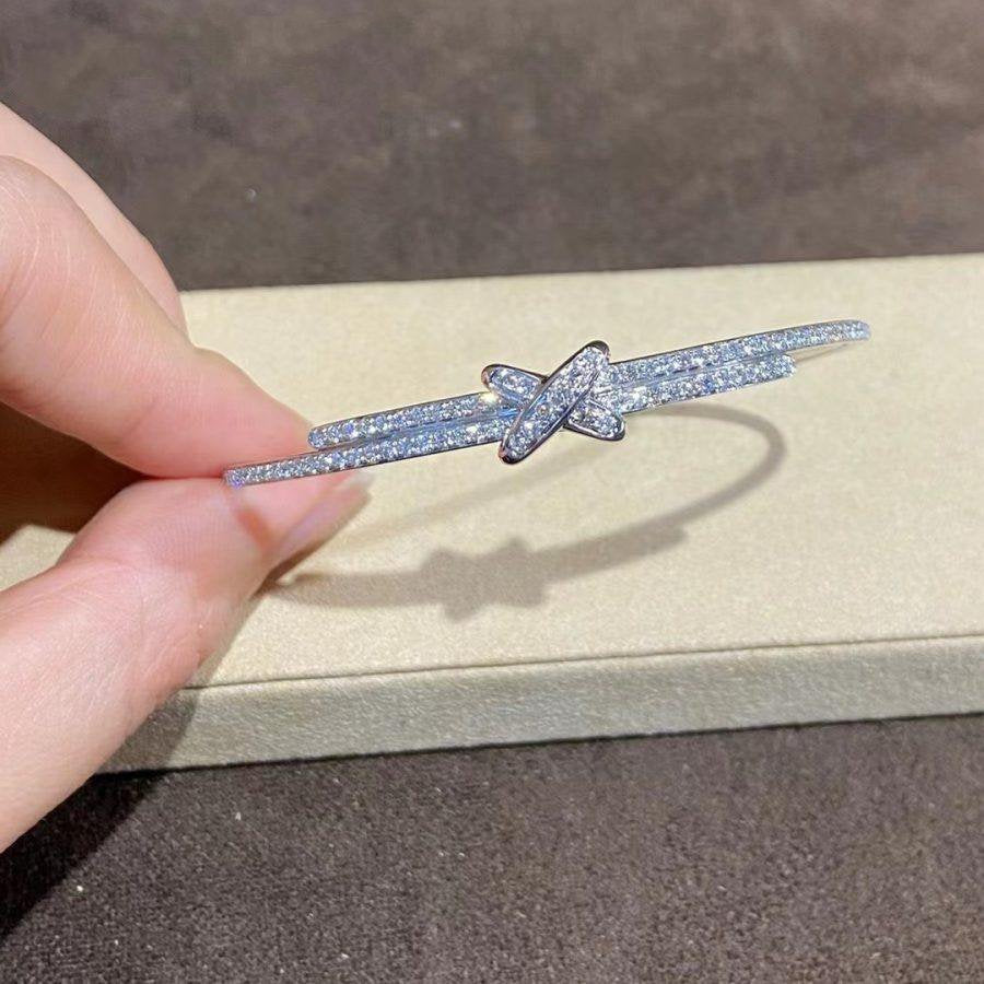 [⭐Maelin]JEUX DE BRACELET DIAMONDS SILVER