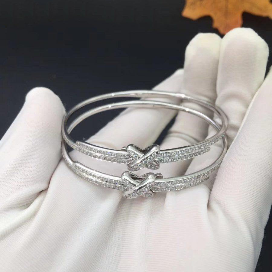 [⭐Maelin]JEUX DE BRACELET DIAMONDS SILVER