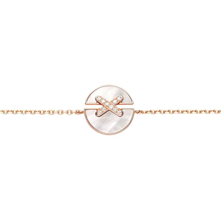 [⭐Maelin]JEUX DE BRACELET MOP PINK GOLD DIAMONDS